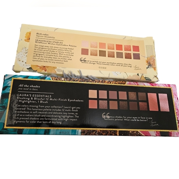 Laura Geller Eyeshadow Palettes Bundle of 2 NEW Wildflower Wishes - Picture 2 of 5